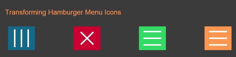 Animating CSS-Only Hamburger Menu Icons